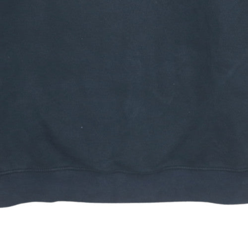 Nike Men's Black Fleece Pullover Sweatshirt L Regular Fit Crew Neck
