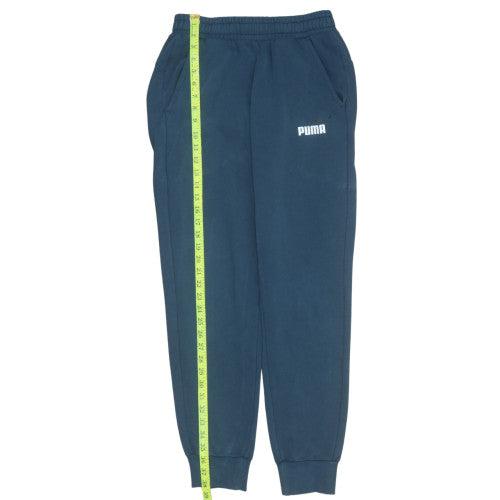 Puma Men Blue Regular Fit Fleece Sweatpants Jogger S