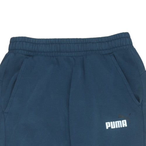 Puma Men Blue Regular Fit Fleece Sweatpants Jogger S