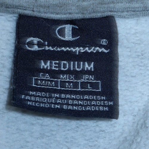 Champion Men's Grey Medium Crew Neck Fleece Sweatshirt