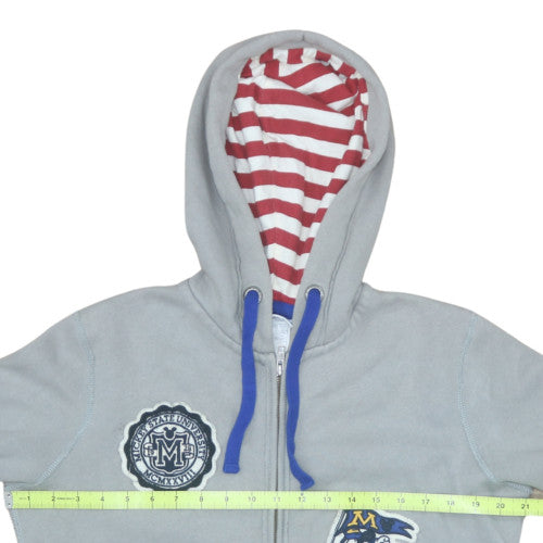 Disney Parks Men’s Grey Mickey Mouse Full Zip Hoodie Size L