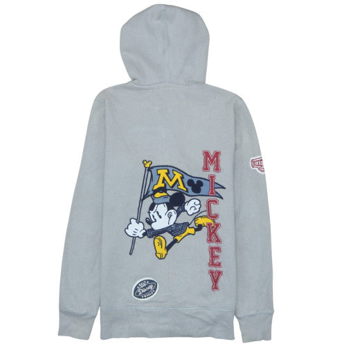 Disney Parks Men’s Grey Mickey Mouse Full Zip Hoodie Size L