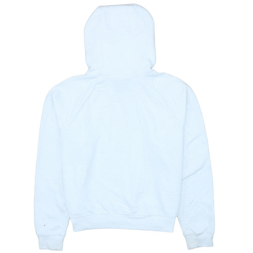 Nike Womens White Hooded Pullover Sweatshirt Medium Casual