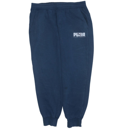 Puma Men’s Blue Fleece Jogger Sweatpants XL Activewear