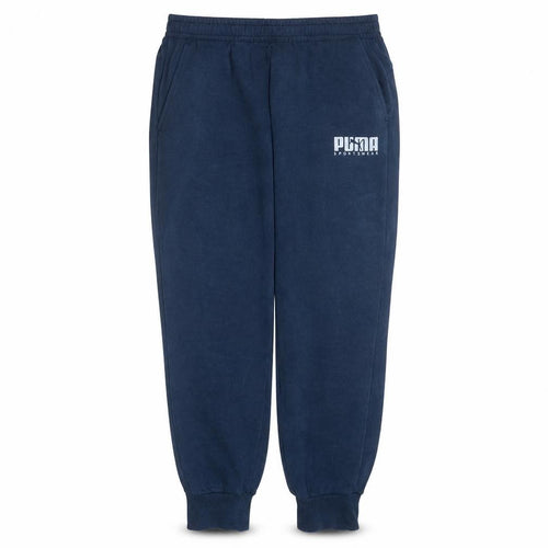 Puma Men’s Blue Fleece Jogger Sweatpants XL Activewear