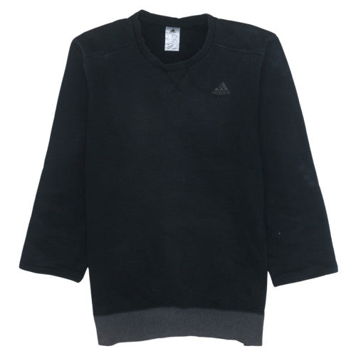Adidas Men's Black Fleece Pullover Sweatshirt Size M