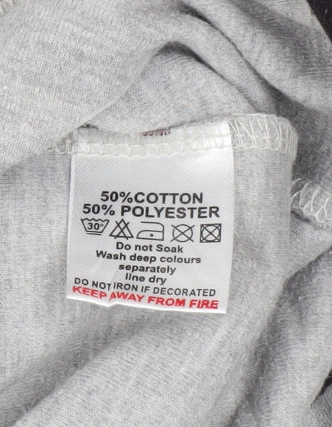 Nike Men's Grey Full Zip Hoodie Size S Lightweight Jersey