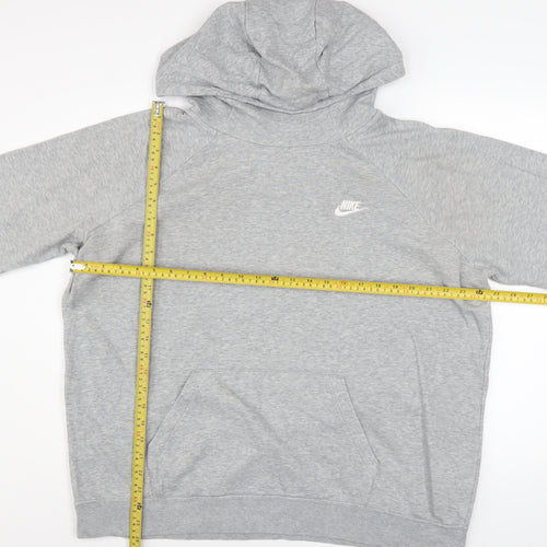 Nike Men’s Grey XL Pullover Hoodie Fleece Sweatshirt