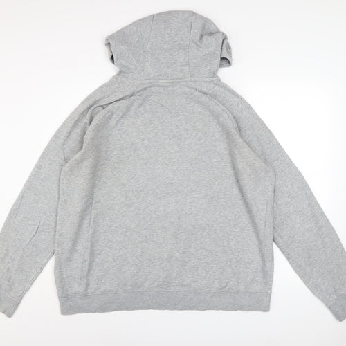 Nike Men’s Grey XL Pullover Hoodie Fleece Sweatshirt