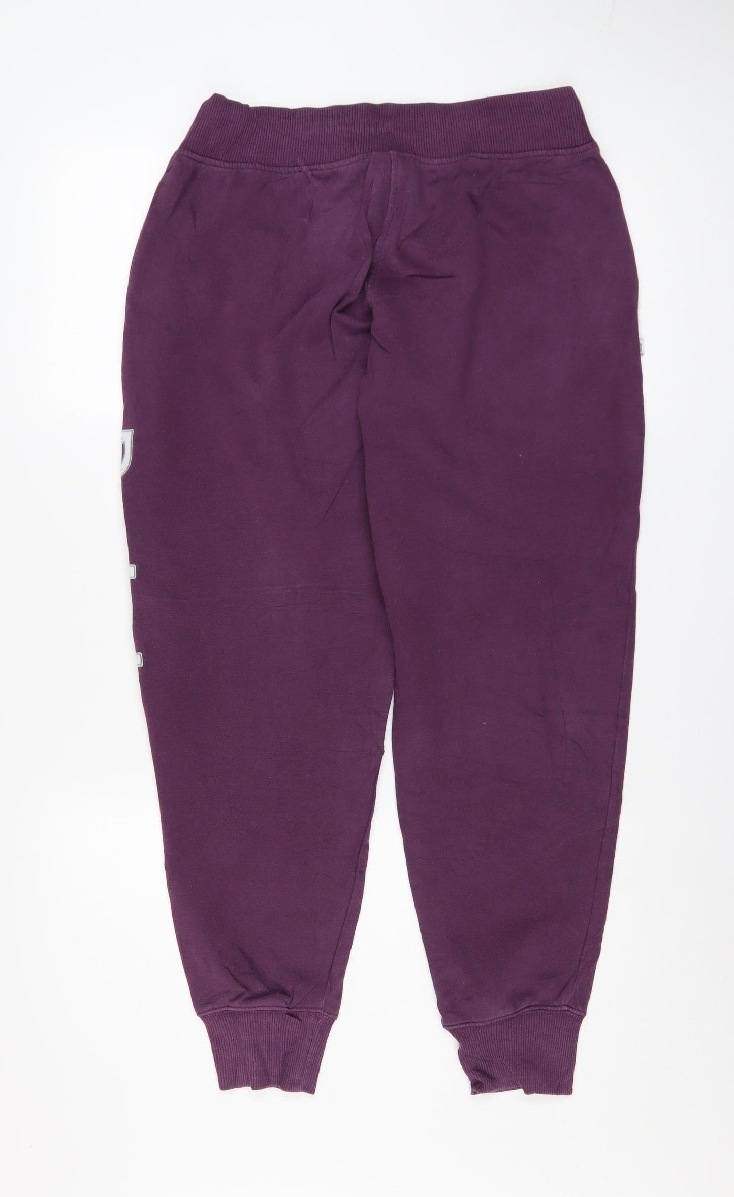 Reebok Classic Womens Purple Jogger Sweatpants S Cotton Blend