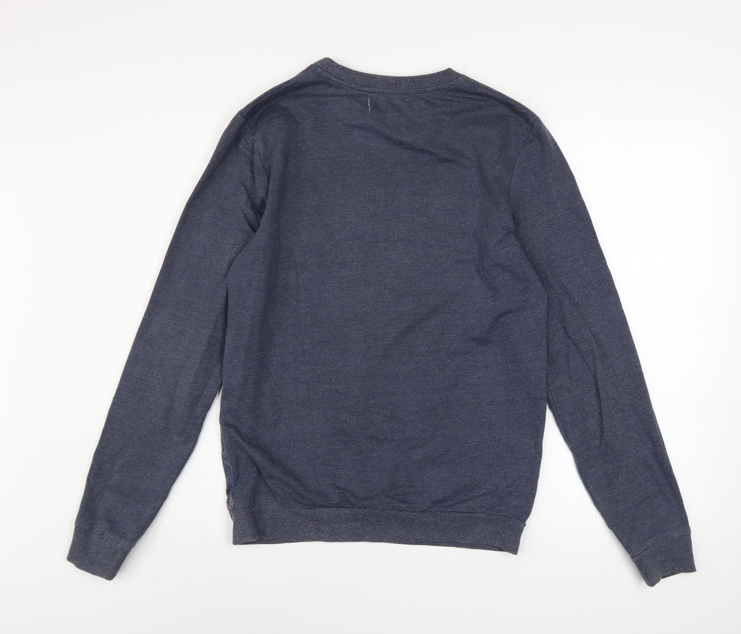 River Island Men's Blue Graphic Print Sweatshirt Size S