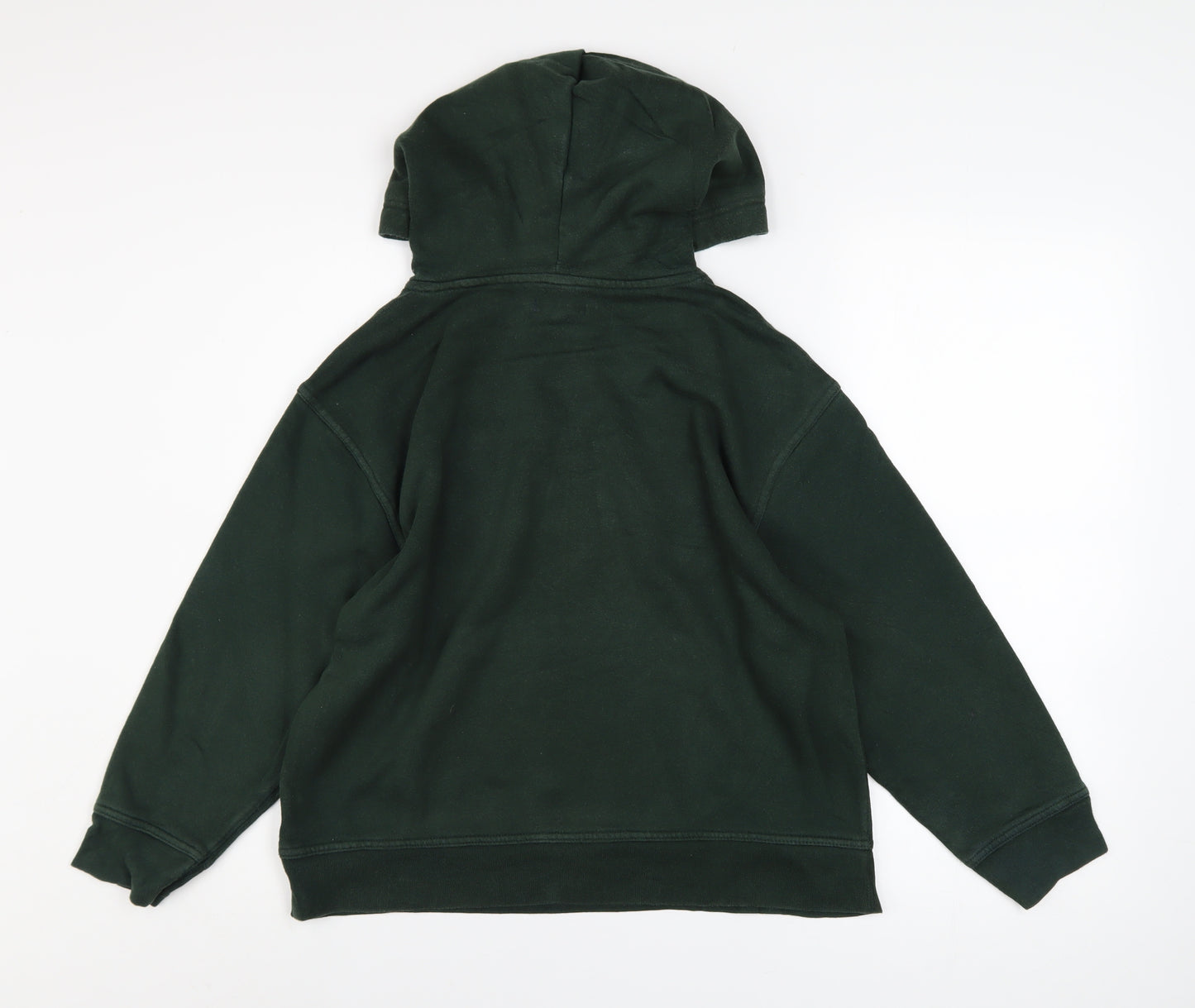 GAP Boys Green Logo Pullover Fleece Hoodie Size M