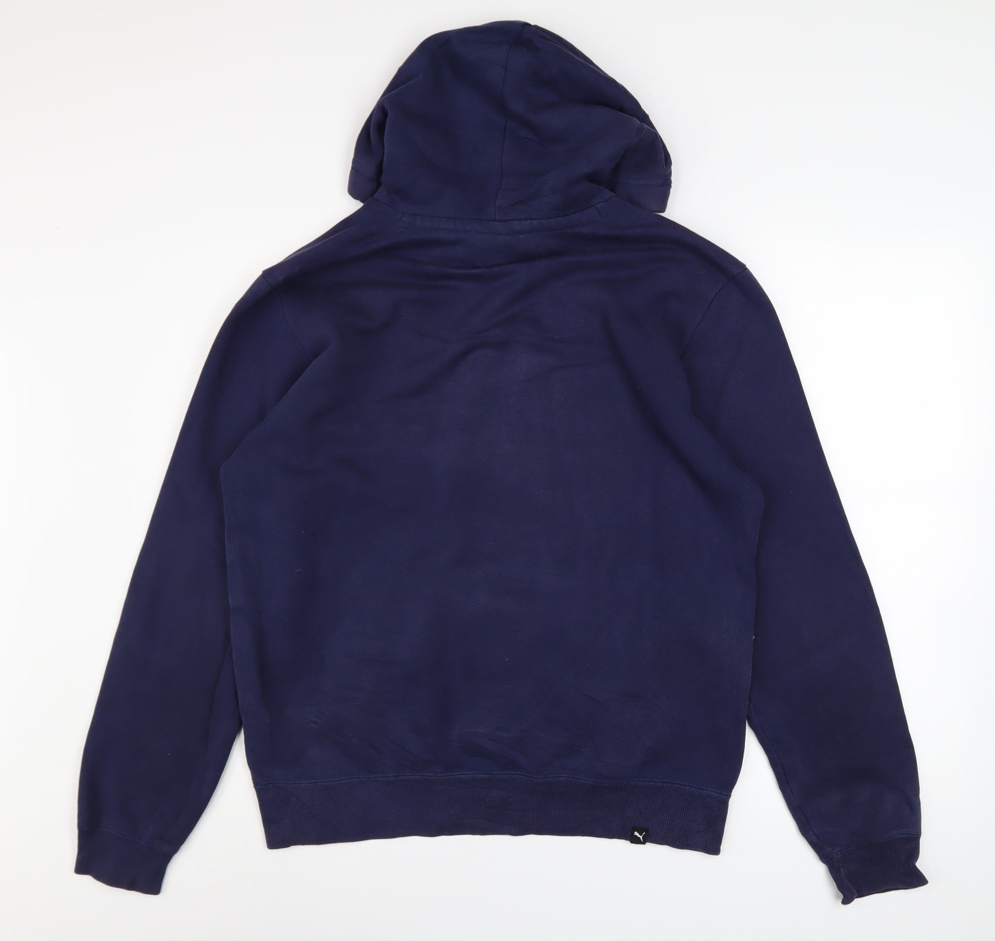 Puma Men's Blue Pullover Hoodie M Long Sleeve Sports Fleece