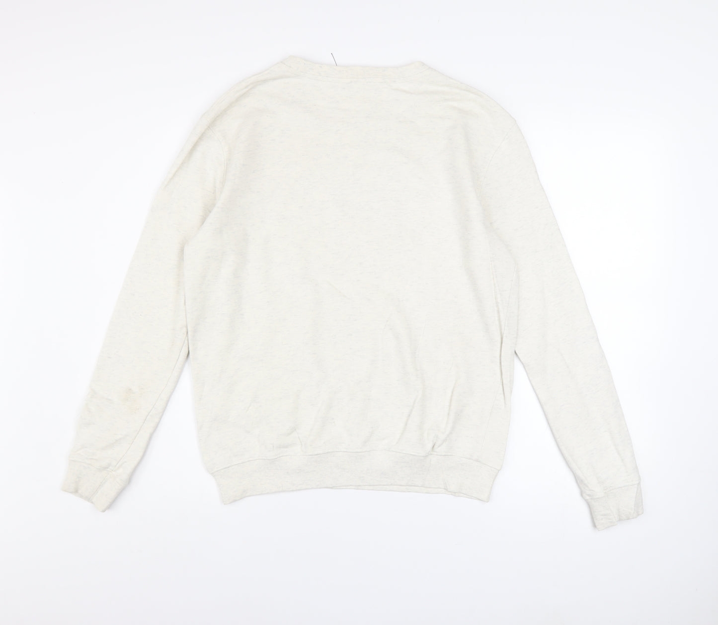 Hugo Boss Men's Beige Logo Pullover Sweatshirt Size M