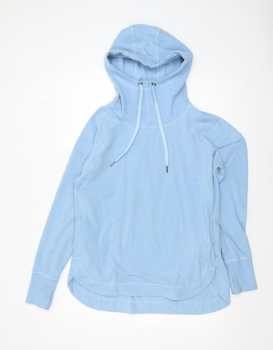 Sweaty Betty Women’s Light Blue Pullover Hoodie Medium Cotton Blend