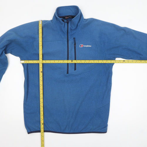Berghaus Men's Blue Fleece Half Zip Pullover Sweatshirt M
