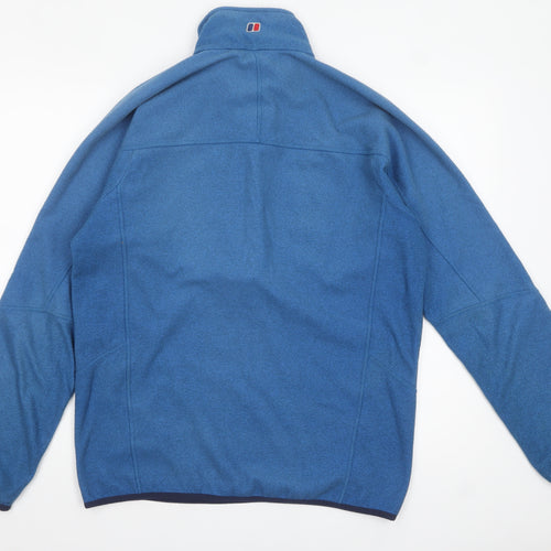 Berghaus Men's Blue Fleece Half Zip Pullover Sweatshirt M