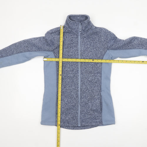 Mountain Warehouse Women Blue Fleece Full Zip Jacket UK 10