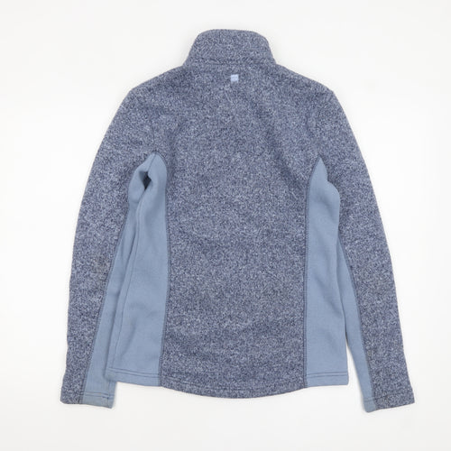 Mountain Warehouse Women Blue Fleece Full Zip Jacket UK 10