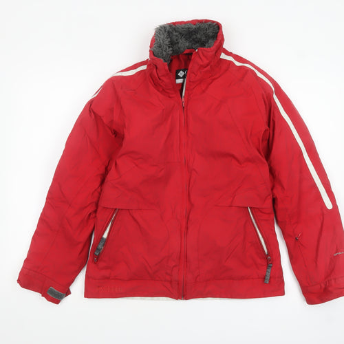 Columbia Women's Red Waterproof Ski Jacket Size S Winter Outdoor