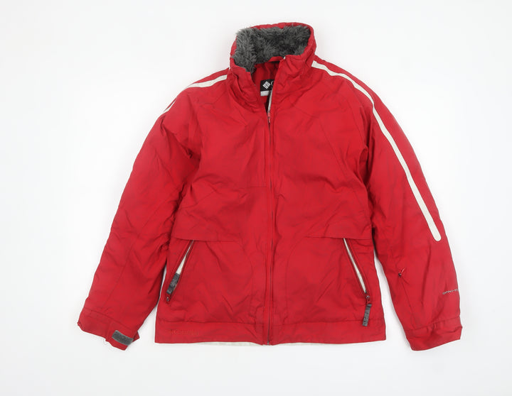 Columbia Women's Red Waterproof Ski Jacket Size S Winter Outdoor