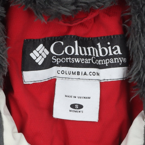 Columbia Women's Red Waterproof Ski Jacket Size S Winter Outdoor