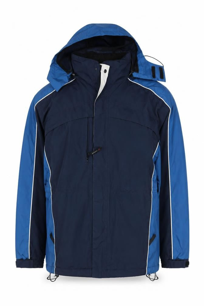 Snowdonia Men's Blue Waterproof Hooded Parka Jacket Size M 40in