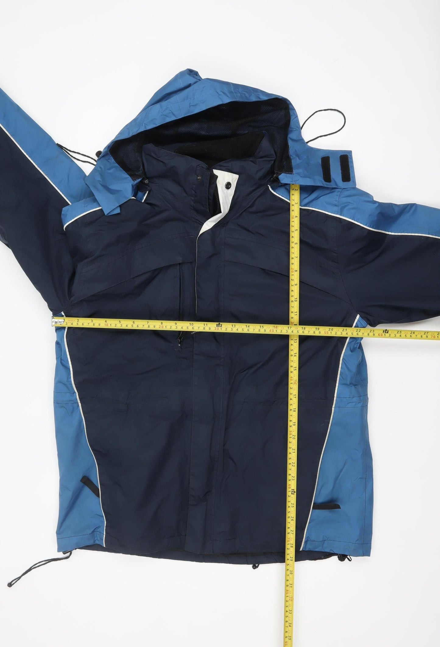 Snowdonia Men's Blue Waterproof Hooded Parka Jacket Size M 40in