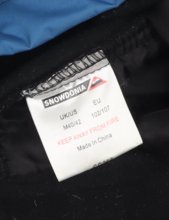 Snowdonia Men's Blue Waterproof Hooded Parka Jacket Size M 40in