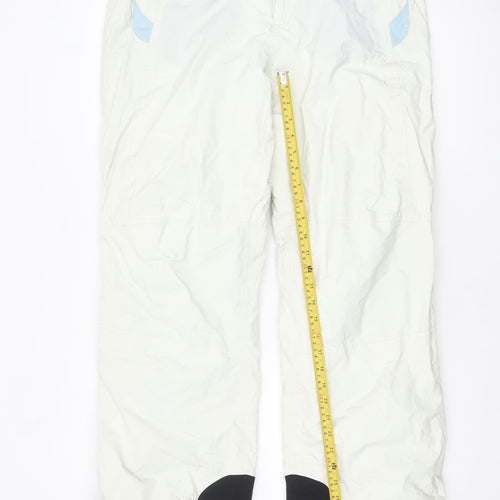 One Body Womens White Size 16 Waterproof Insulated Snow Pants