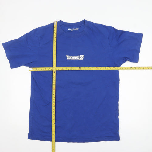 Uniqlo Men’s Blue Dragon Ball Z Anime Graphic T-Shirt Size L