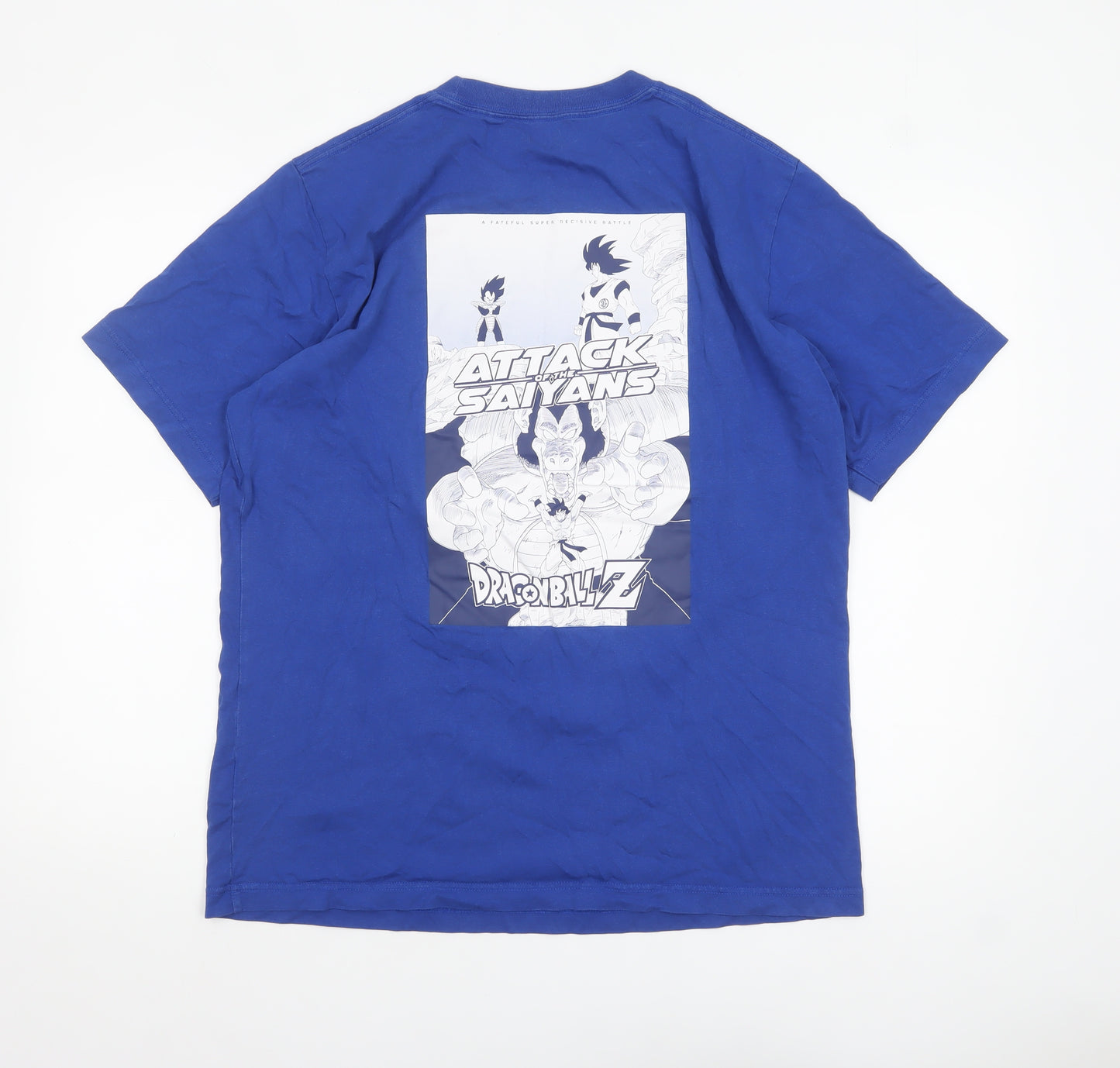 Uniqlo Men’s Blue Dragon Ball Z Anime Graphic T-Shirt Size L