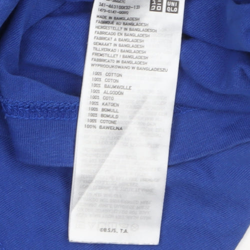 Uniqlo Men’s Blue Dragon Ball Z Anime Graphic T-Shirt Size L
