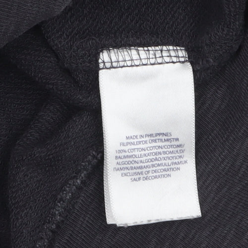 Ralph Lauren Men’s Black Full Zip Hoodie Size M Cotton Logo Sweatshirt
