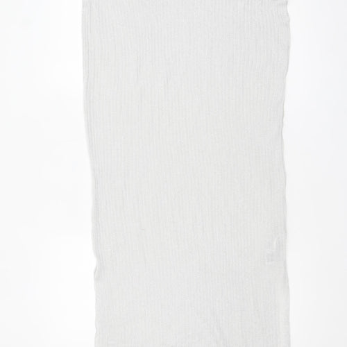 Marks and Spencer Women Silver Size 10 Sleeveless Bodycon Midi Dress