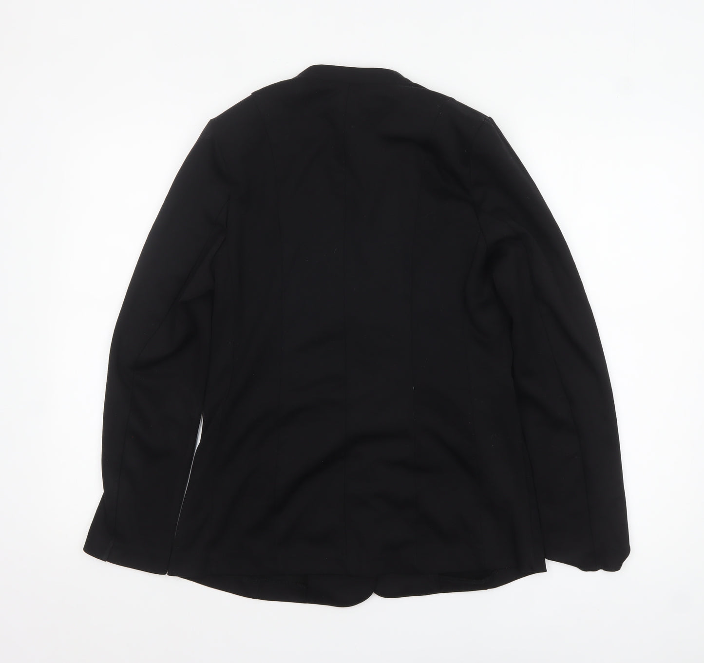 Very Women’s Black Single-Breasted Blazer UK 12 Classic Fit