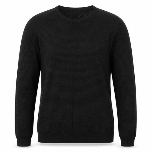 Jacqueline de Yong Women's Black Knit Crew Neck Jumper Size M