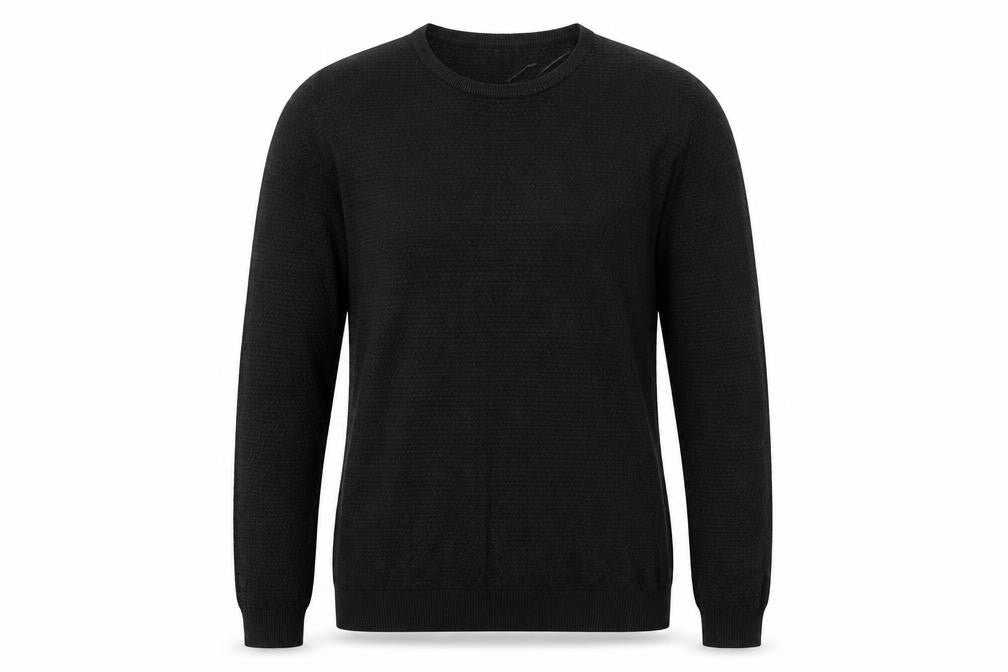 Jacqueline de Yong Women's Black Knit Crew Neck Jumper Size M