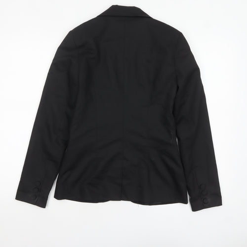 Miss Selfridge Women Black UK 8 Classic Blazer Single-Breasted