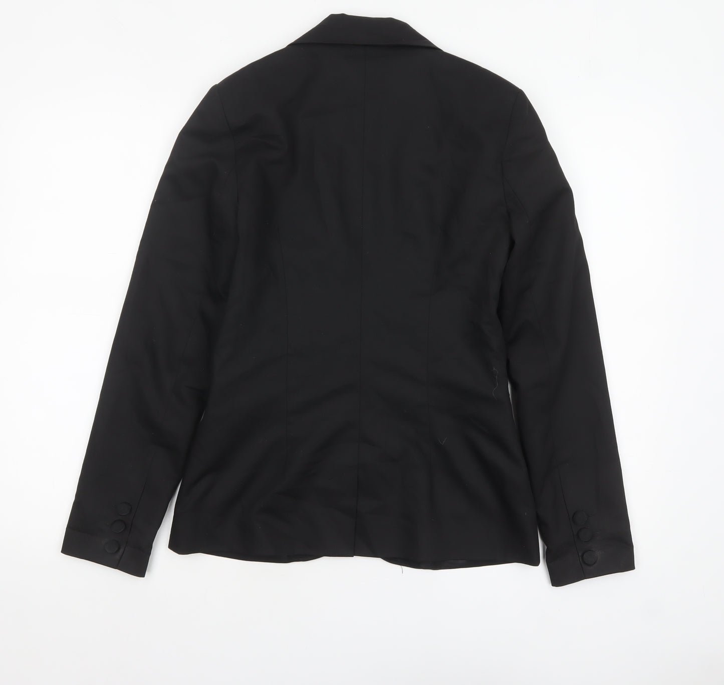 Miss Selfridge Women Black UK 8 Classic Blazer Single-Breasted