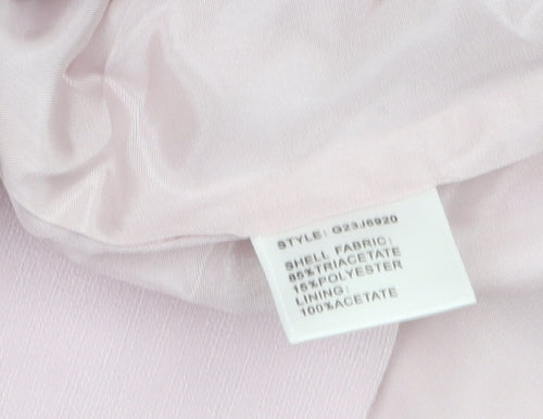 Gold by Michael H Pink Single-Breasted Women's Blazer Size 16
