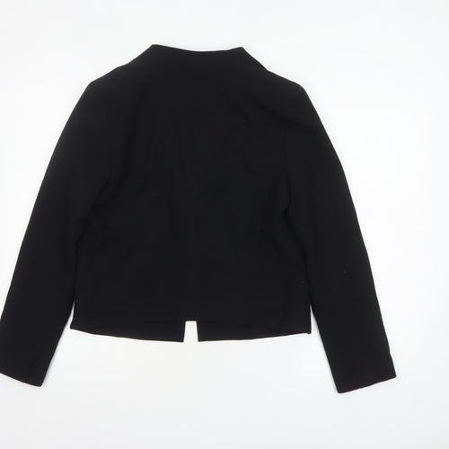 Topshop Women's Black Size 14 Tuxedo Blazer Jacket