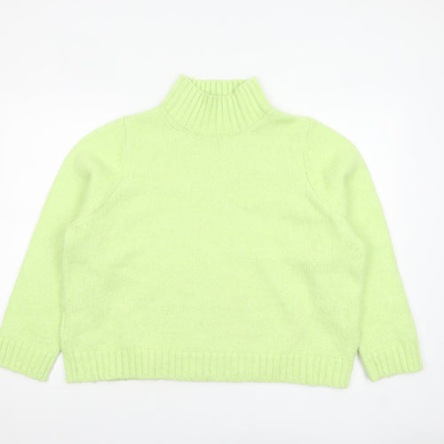 Tu Women’s Green Roll Neck Knit Pullover Jumper Size 22