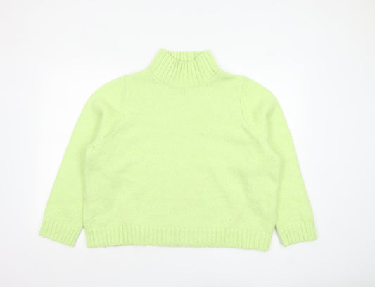 Tu Women’s Green Roll Neck Knit Pullover Jumper Size 22