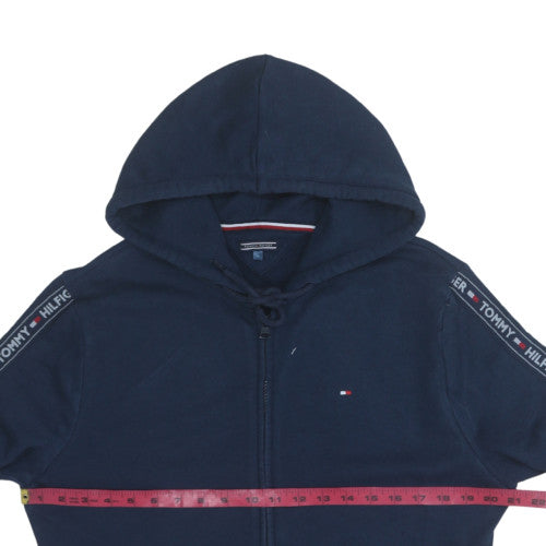 Tommy Hilfiger Men's Blue Full Zip Hoodie Size M Regular Fit