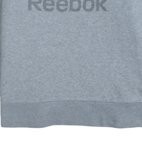 Reebok Mens Grey XL Crew Neck Pullover Sweatshirt