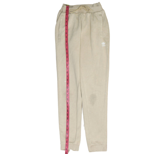 Adidas Women's Beige Jogger Sweatpants Size 10 Casual Fleece