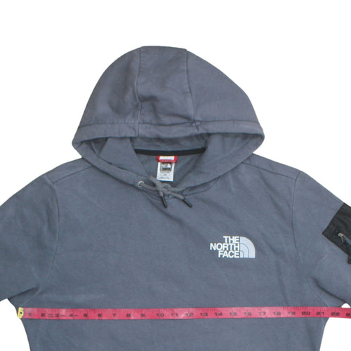 The North Face Men's Blue Pullover Hoodie M Hooded Logo Pocket