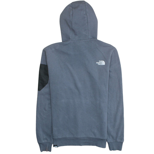 The North Face Men's Blue Pullover Hoodie M Hooded Logo Pocket