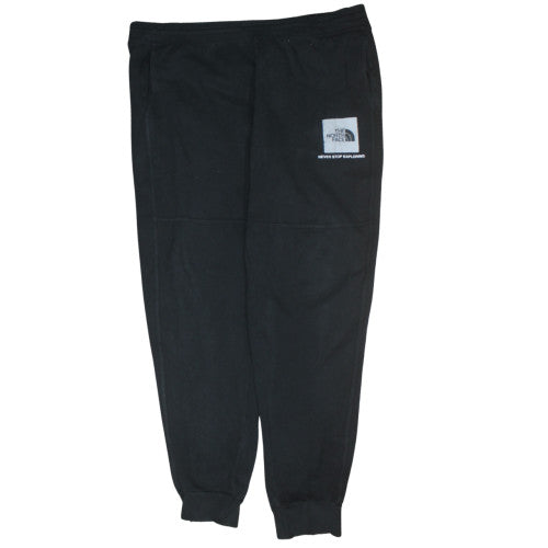 The North Face Men's Black 2XL Fleece Sweatpants Tapered Fit